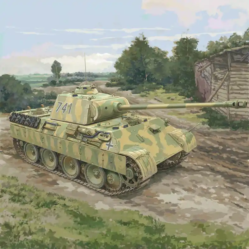 Maquette de char en plastique Sd.Kfz.171 PzKfw Ausf A 1 48 Marque