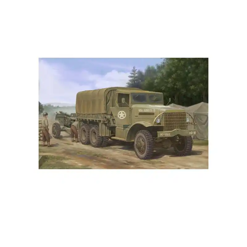 Maquette de camion en plastique US White 666 Cargo(Soft Top) 1/35 Nouvelle Collection