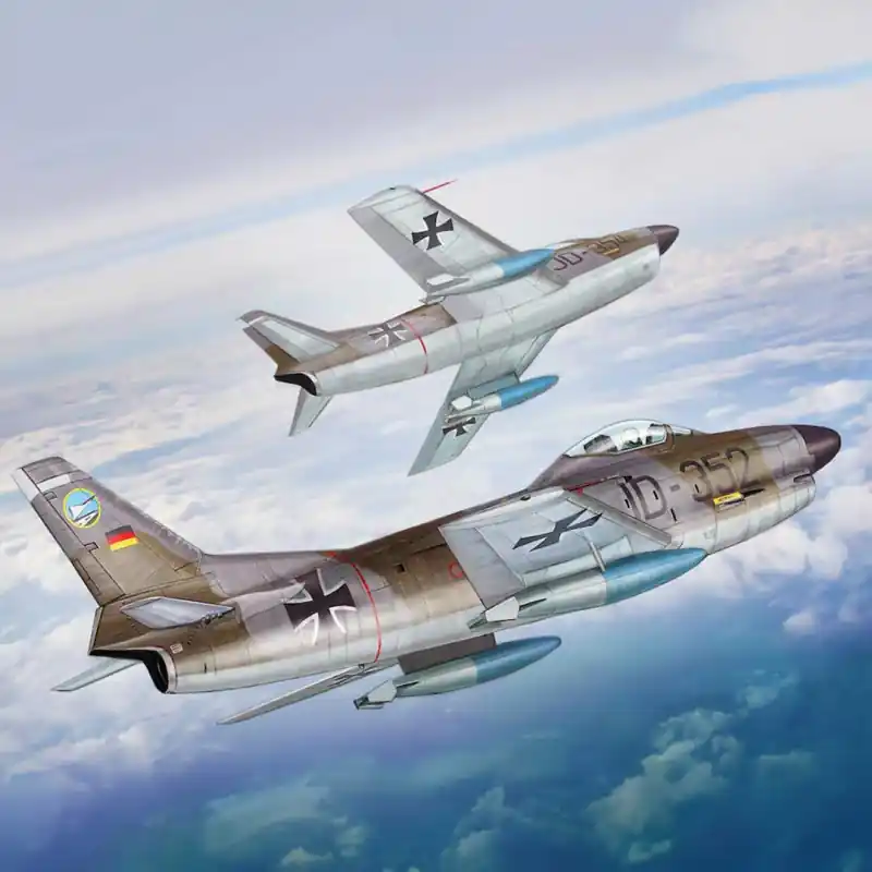 Prix Bas Maquette plastique avion NORTH AMERICAN F-86K SABRE DOG ARMÉE DE L‘AIR 1957 1 32
