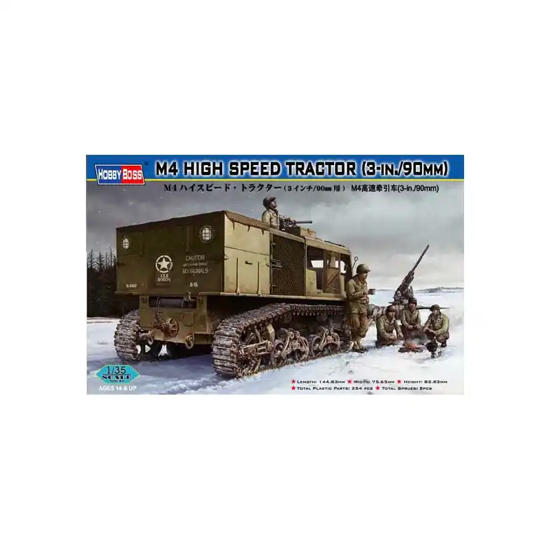 Maquette de Char en plastique M4 High Speed Tractors...1/35 Pas Cher