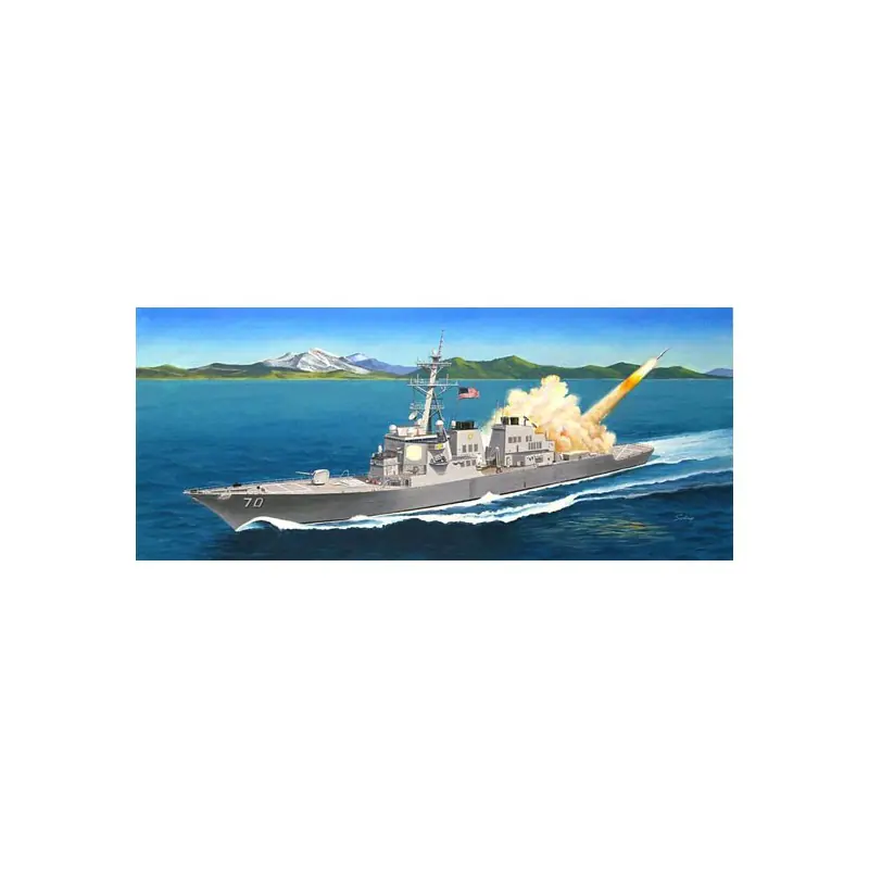 Maquette de Bateau en plastique USS Hopper DDG-70 1/700 Haute Qualité