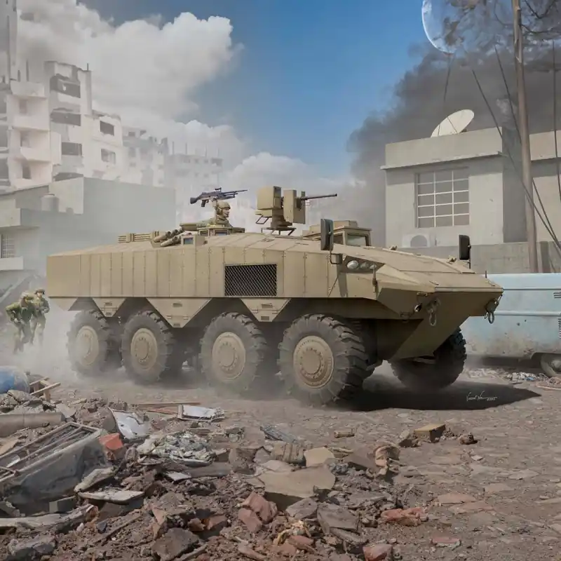 Achetez Aujourd'hui Maquette plastique de char IDF Eitan Wheeled APC 1 35