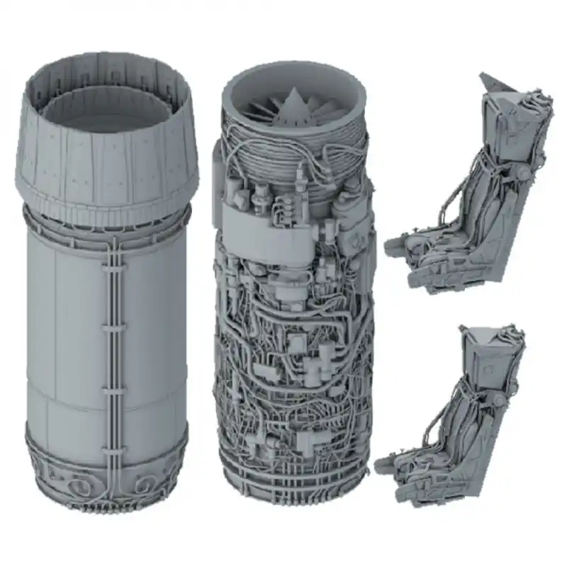 Maquette d’avion en plastique Sièges éjectable et réacteur pour Mirage 2000N 1 32 Usine Directe