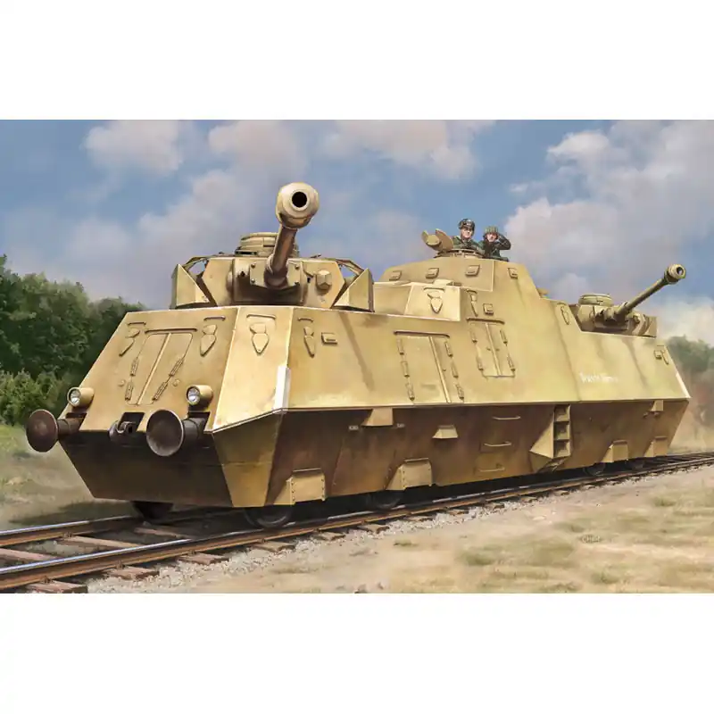 Quantité Limitée Maquette plastique de train blindé Panzerjager 1 72