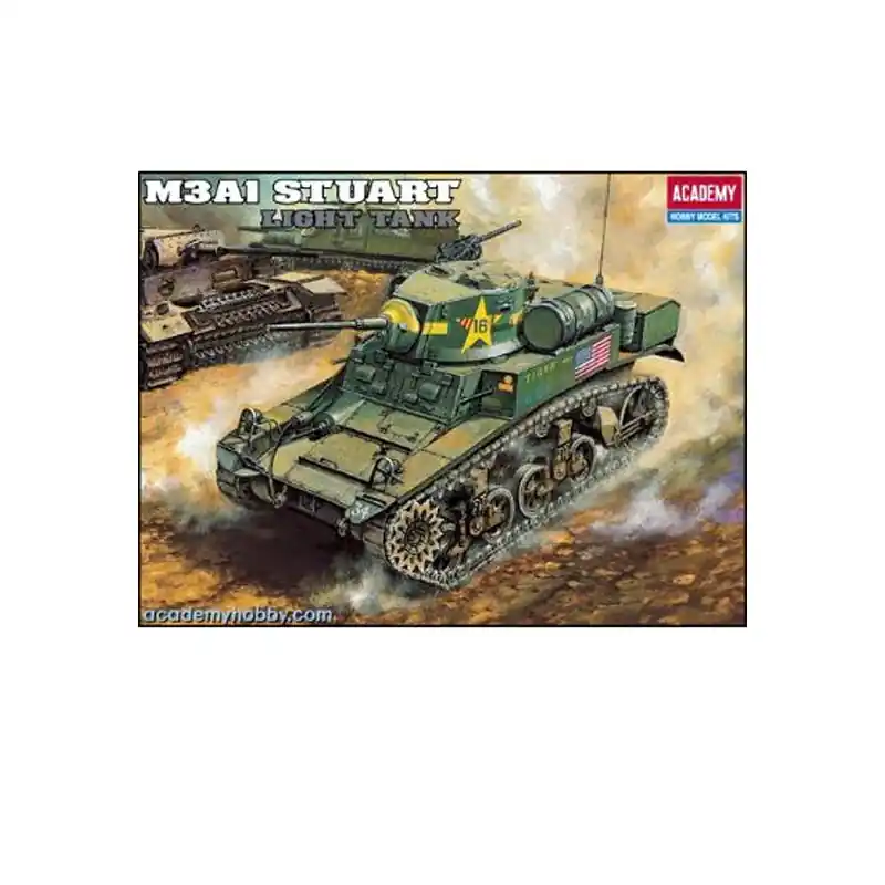 Maquette de Char en plastique U.S. M3A1 STUART LIGHT TANK 1/35 Remise
