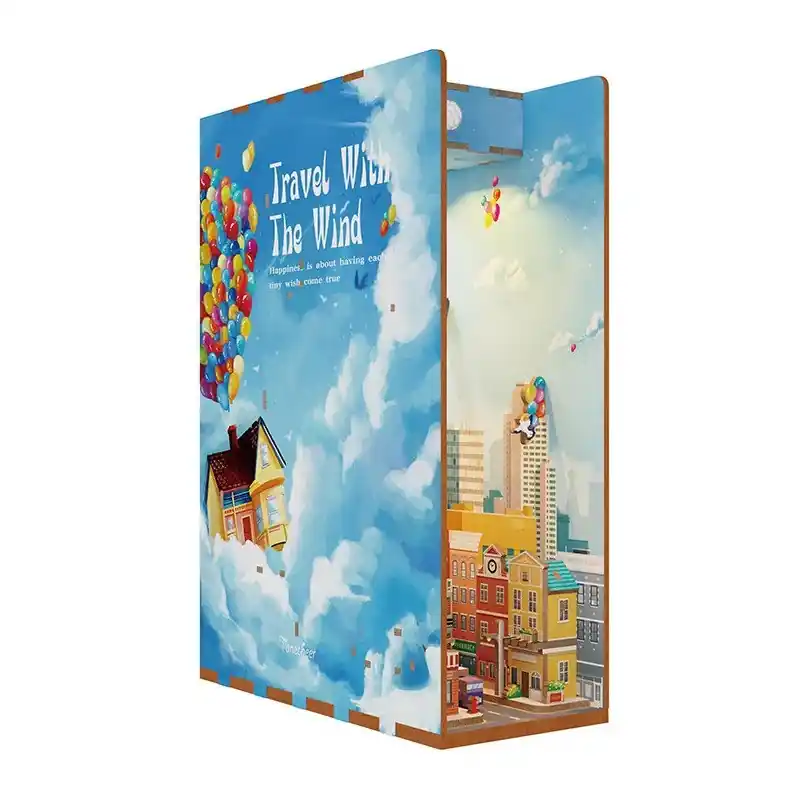 Offre Limitée Book Nook Travel with the Wind - Tonecheer