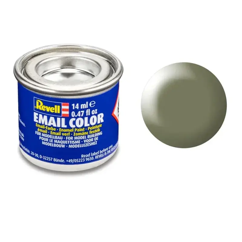 Email Couleur Email Satin (RAL 6013) "Vert Grisâtre" 14ml - Revell Jusqu'à Épuisement Des Stocks