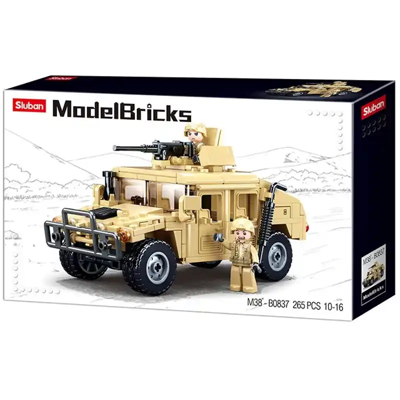 Commande En Gros Model Bricks Véhicule tout-terrain de combat 265 pcs - Sluban