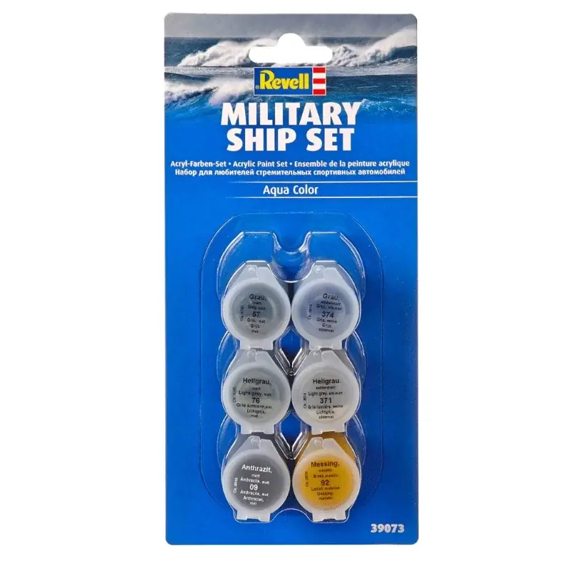 Set de peinture Aqua Color Military Ship - Revell Bon Plan