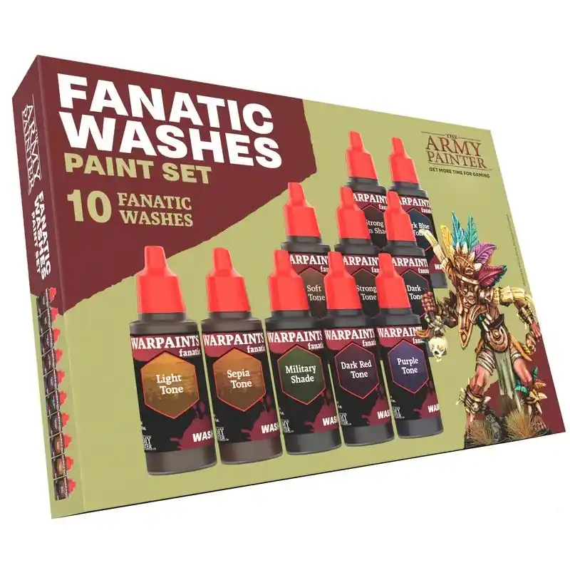Vente Flash Warpaints Fanatic Washs Set - Army Painter