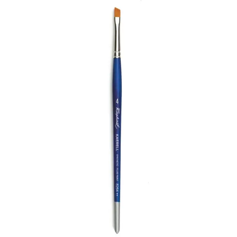 Prix Promo Pinceau Raphaël Kaerell Bleu Biseauté - Taille 4