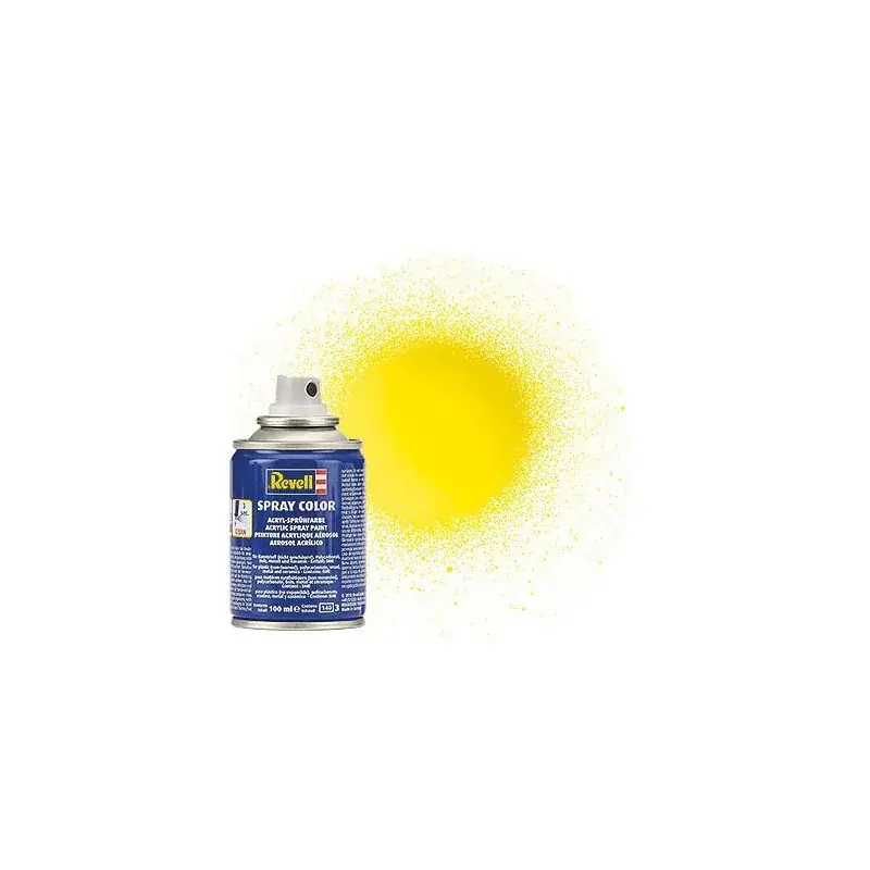 Aérosol Acrylique Brillant "Jaune" 100ml - Revell Nouvelle Collection