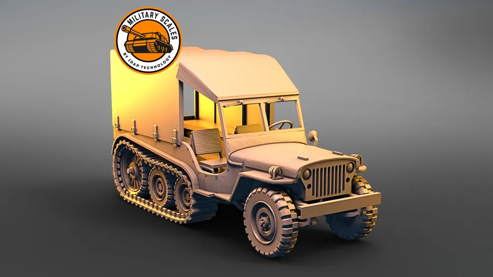 IDAP Technology PMI0096B Jeep Willys tracked Authentique