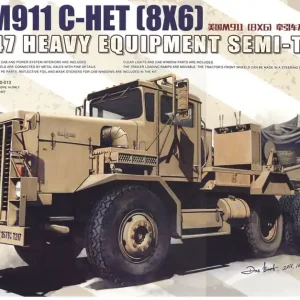 Dernier Modèle Meng Model SS013 US M911 C-HET (8x6) & M747 Heavy Equipment Semi-Trailer