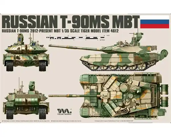 Tiger Model 4612 Russian T-90MS MBT Promotion Saisonnière