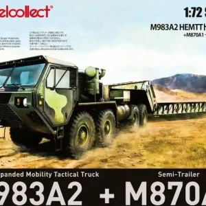 Model Collect UA72361 M983A2 Heavy Expanded Mobility Tactical Truck + M870A1 Semi-Trailer Commander Vite