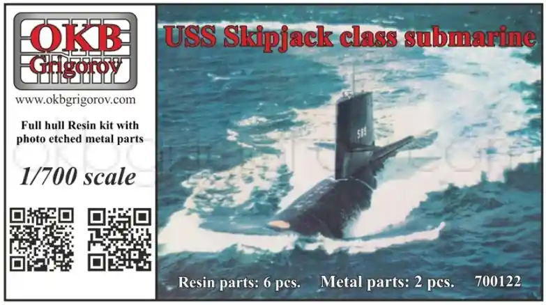 Achetez Aujourd'hui OKB Grigorov N700122 USS Skipjack class submarine