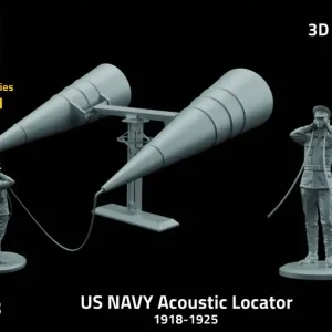 FLY A48001 US Navy Acoustic Locator 1918-1925 (3D-Printed) Vente Directe