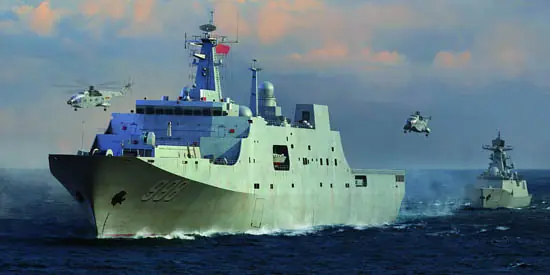 Acheter En Ligne Trumpeter 04551 PLA Navy Type 071 Amphibious Transport Dock