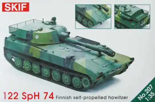 Skif 207 Finish Self-propelled howitzer SpH 74 (122mm) Marque