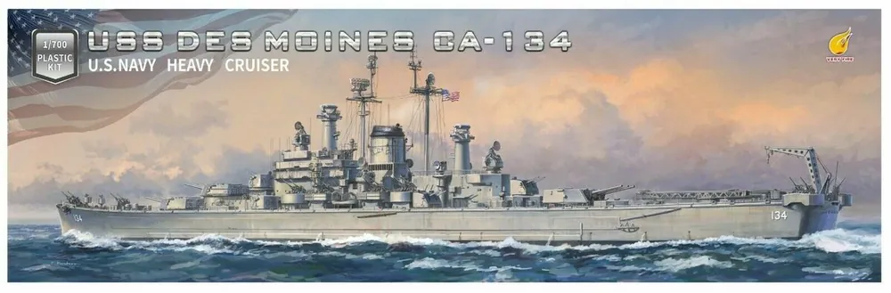 Meilleur Choix Very Fire 700907DX USS Des Moines CA-134 (Deluxe Edition)