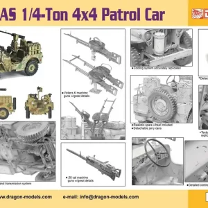 Achetez Aujourd'hui Dragon 75037 SAS 1/4-Ton 4x4 Patrol Car