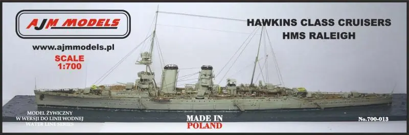 Commande En Gros AJM Models 700-013 Hawkins Class Cruisers HMS RALEIGH