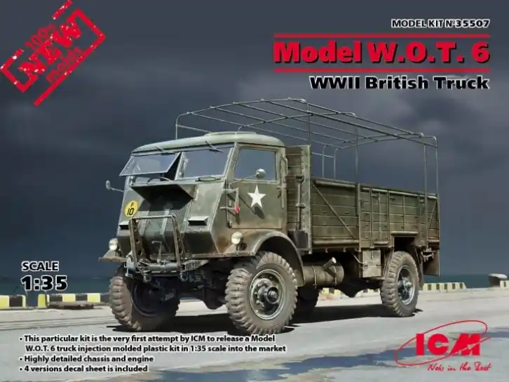 Commande En Gros ICM 35507 Model W.O.T.6 WWII British truck