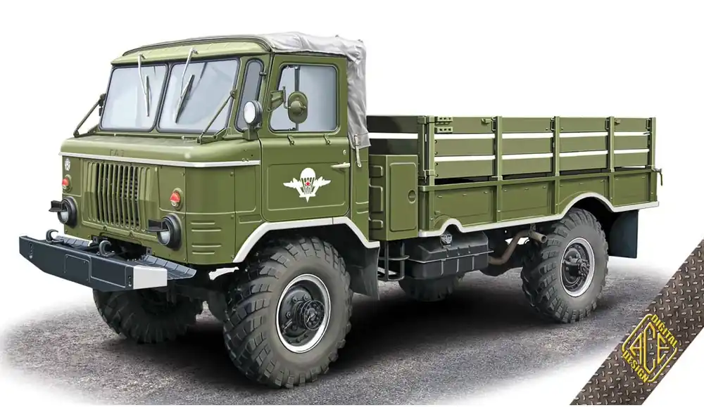 Meilleur Prix ACE 72186 GAZ-66B Soviet 4x4 2t Truck for Airborne Forces