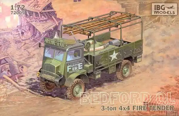 IBG 72005 Bedford QLR 3 ton 4x4 Fire Tender Soldes