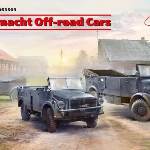 Must-Have ICM DS3503 Wehrmacht Off-road Cars (Kfz.1, Horch 108 Typ 40, L1500A)