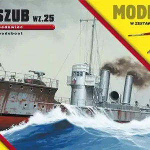 Populaire Mirage-Hobby 840063 ORP ‘KASZUB‘ 1925 (Polski Okręt Torpedowy) (MODEL SET)
