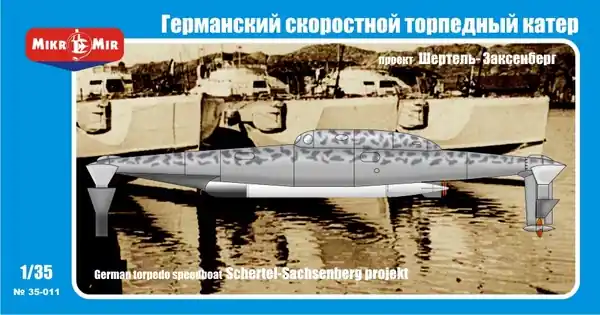 Mikromir 35-011 German torpedo speedboat Schertel-Sachsenberg project Commander Maintenant
