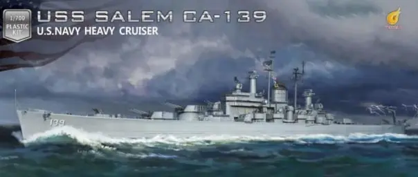 Very Fire 700908 USS Salem CA-139 Affaire À Saisir