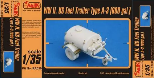 Prix Réduit CMK RA039 WW II Fuel trailer type A-3