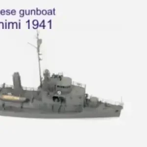 NIKO MODEL 3506 Japanese gunboat Fushimi 1941 Pas Cher