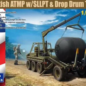 Gecko Models 35GM0018 British ATMP w/SLLPT & Drop Drum Trailer Prix Cassé