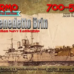 Top Vente Armo 700-52 Benedetto Brin Italian pre-dreadnought Navy Battleship