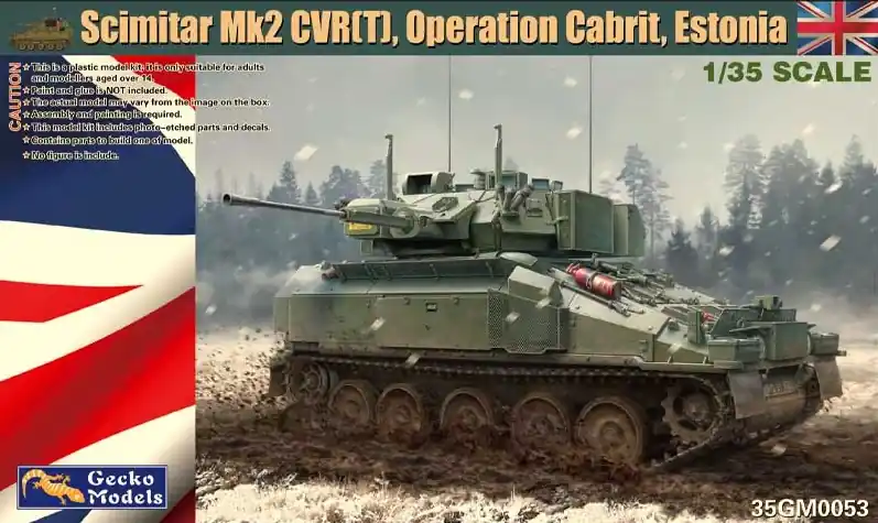 Gecko Models 35GM0053 Scimitar Mk2 CVR(T), Operation Cabrit, Estonia Populaire