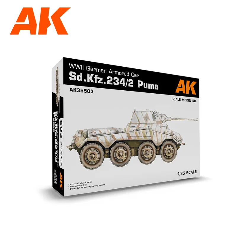 AK-Interactive 35503 Sd.Kfz.234/2 Puma Prix Choc