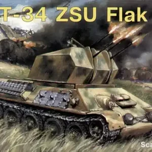 Military Wheels 7213 German IIWW T-34 ZSU Flak 38 Commander Vite