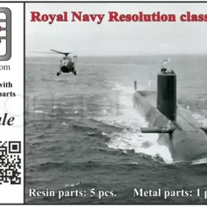 Bon Plan OKB Grigorov N120009 Royal Navy Resolution class submarine