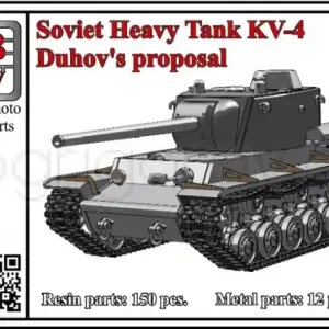 OKB Grigorov V72056 Soviet Heavy Tank KV-4, Duhov‘s proposal Meilleur Choix