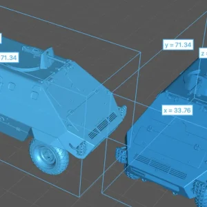 Must-Have EMP3D 72013007-56 Wóz opancerzony UR-416 - zamknięty właz