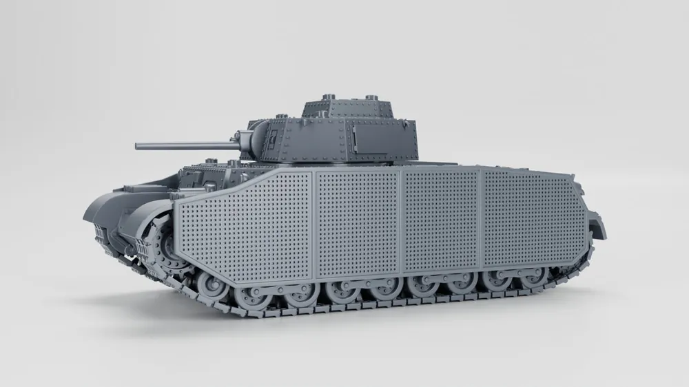 EMP3D 72012912 Czołg średni 40.M Turan I (40mm) - z osłonami (zamknięty właz) Solde
