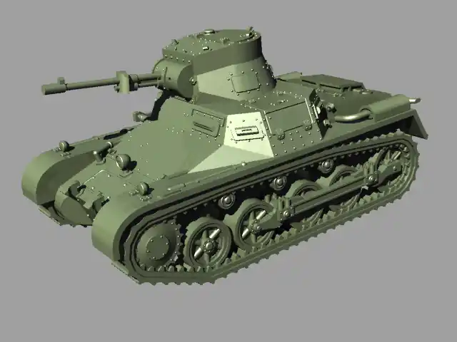 EMP3D 72012748-48 Czołg lekki Panzer I Ausf.A - wieża Breda (20mm) - zamknięty właz Meilleur Choix