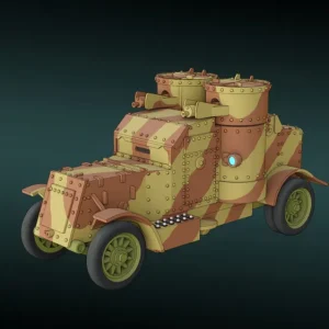 EMP3D 72012034-87 Pojazd pancerny Austin - zamknięte włazy Dernier Modèle