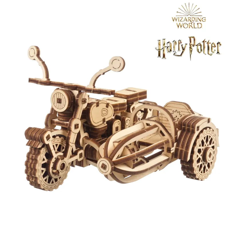 Ugears Maquette Bois Harry Potter Moto Hagrid‘s Flying Motorbike Puzzle 3D Mécanique Nouveauté