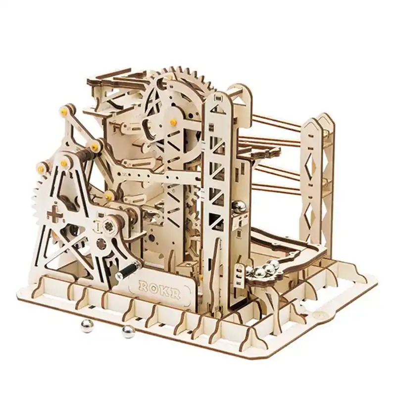 Haute Qualité Maquette en bois Circuit à billes 25 cm LG503 260 pièces Rokr