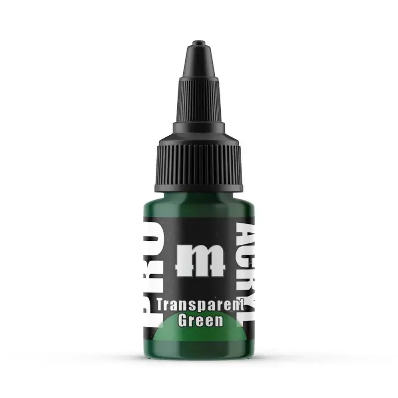 Monument Hobbies Pro Acryl Transparent Green (22ml) Achetez Aujourd'hui
